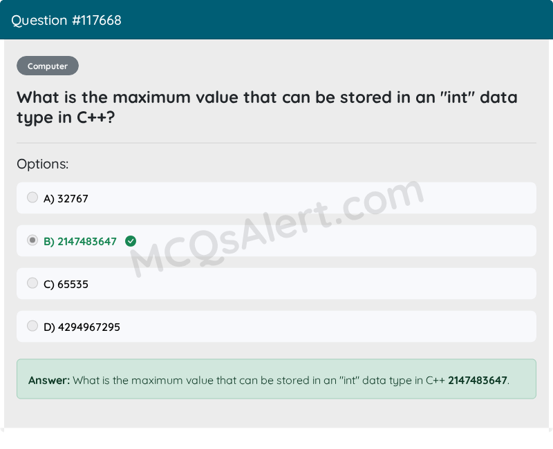 Question Screenshot