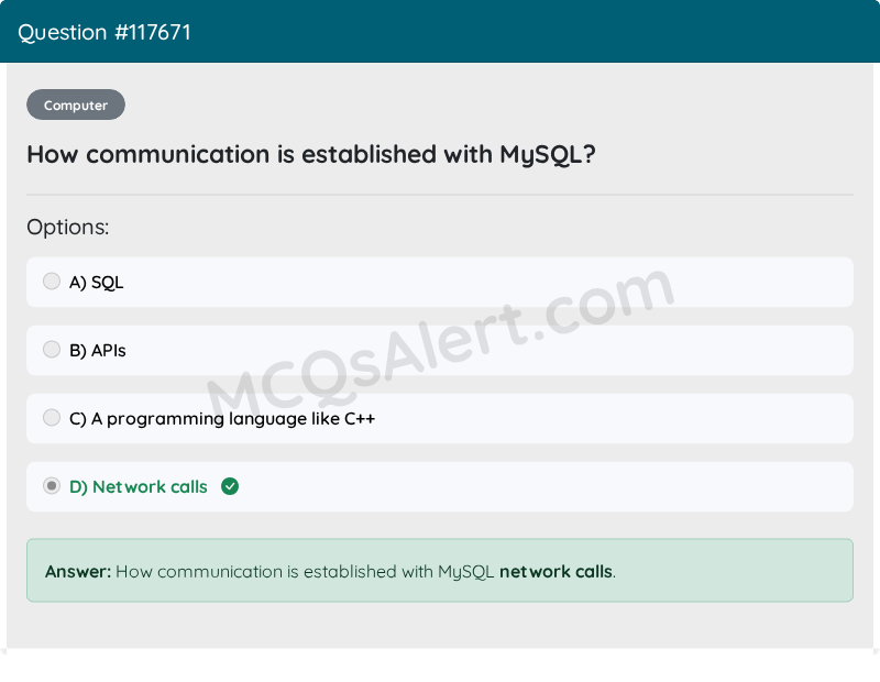 Question Screenshot