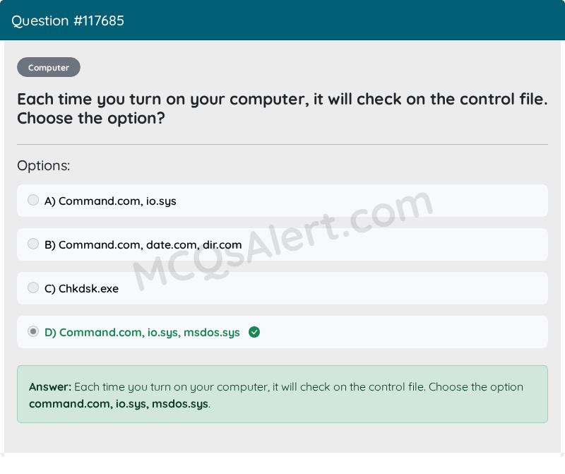 Question Screenshot