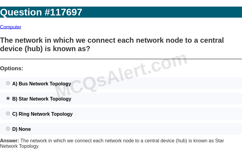 Question Screenshot