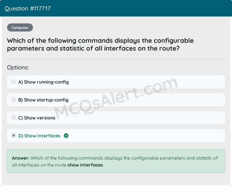 Question Screenshot