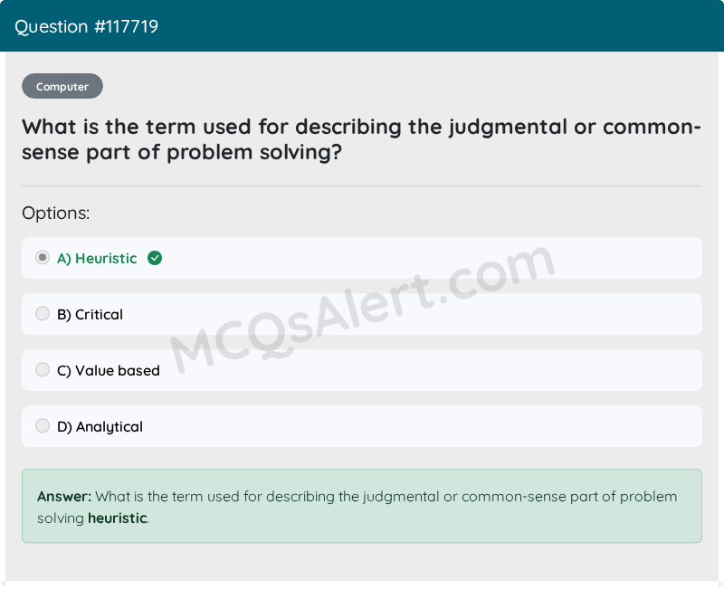 Question Screenshot