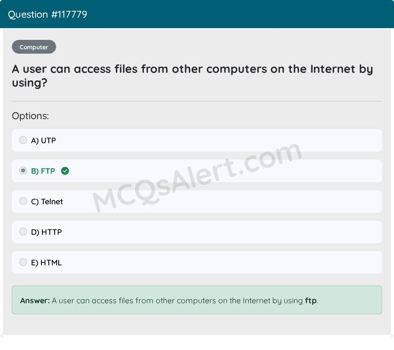 Question Screenshot