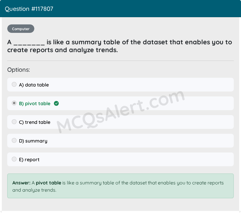 Question Screenshot
