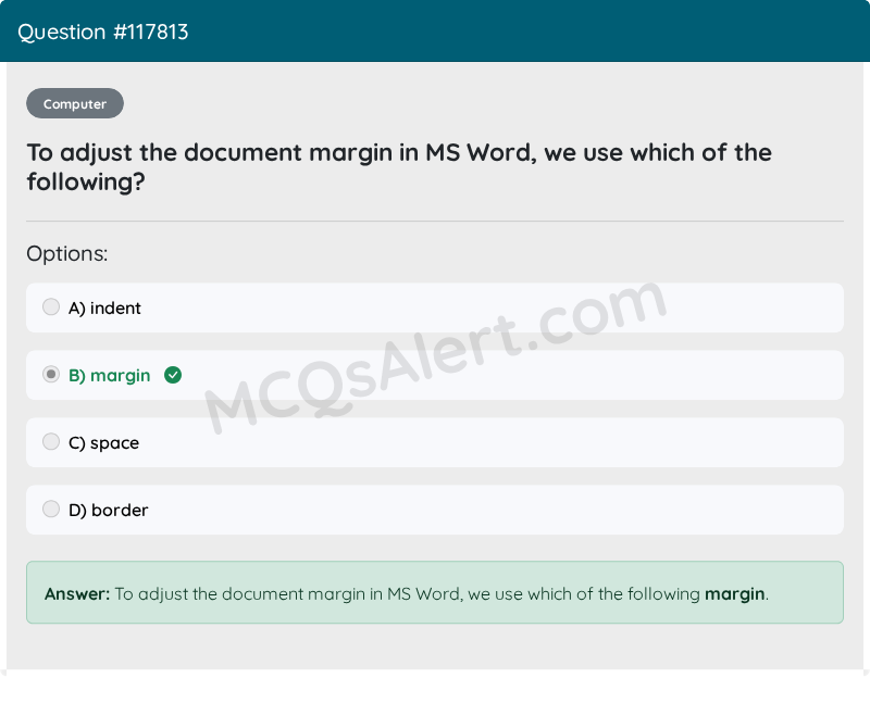 Question Screenshot