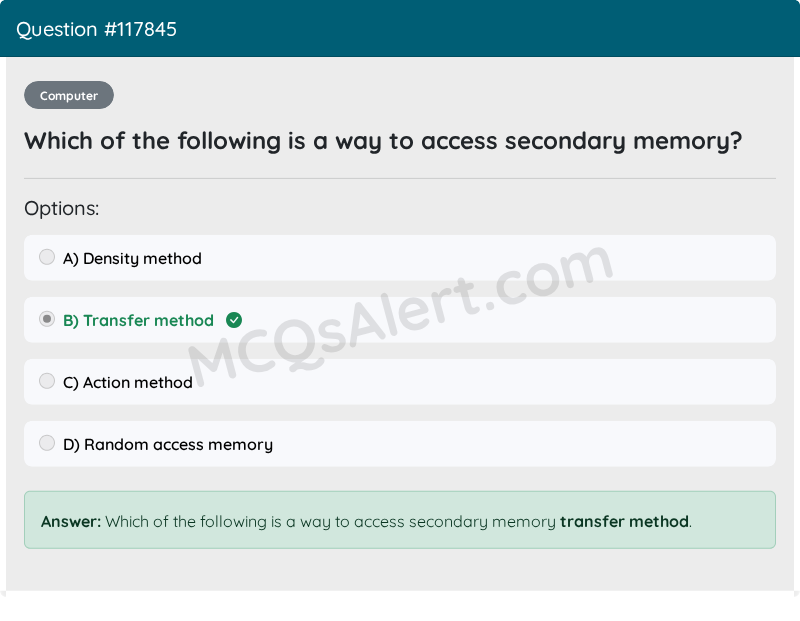 Question Screenshot