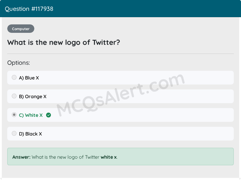 Question Screenshot