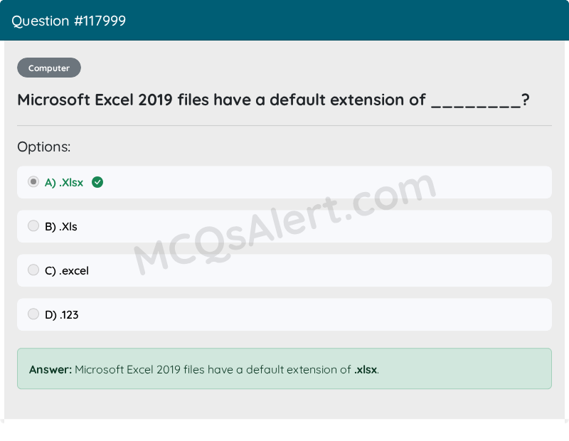 Question Screenshot