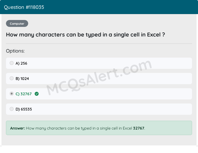 Question Screenshot