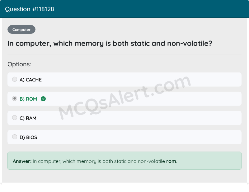 Question Screenshot