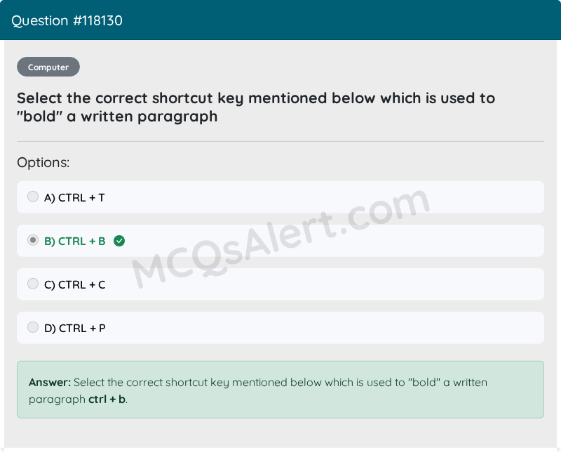 Question Screenshot