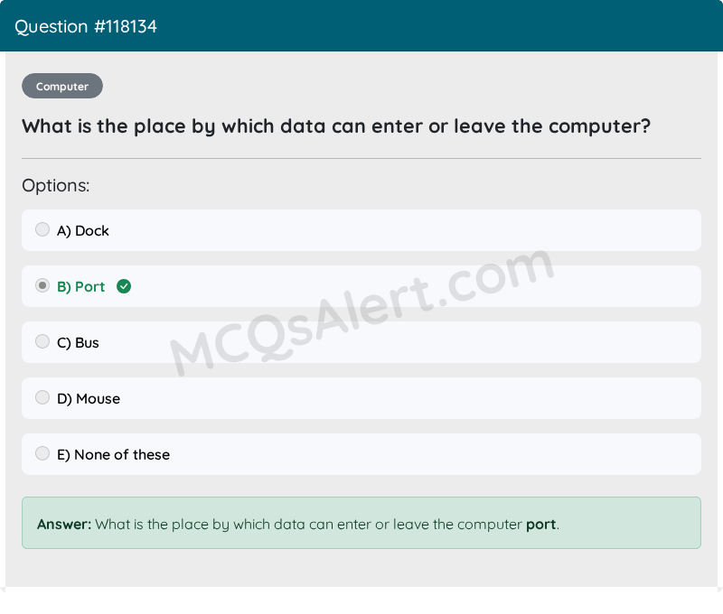 Question Screenshot