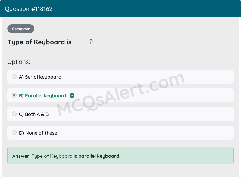 Question Screenshot