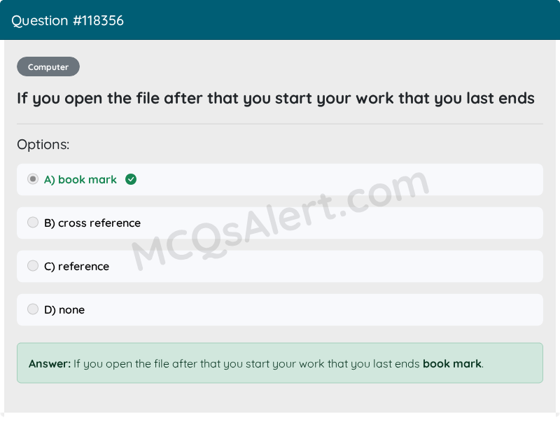 Question Screenshot