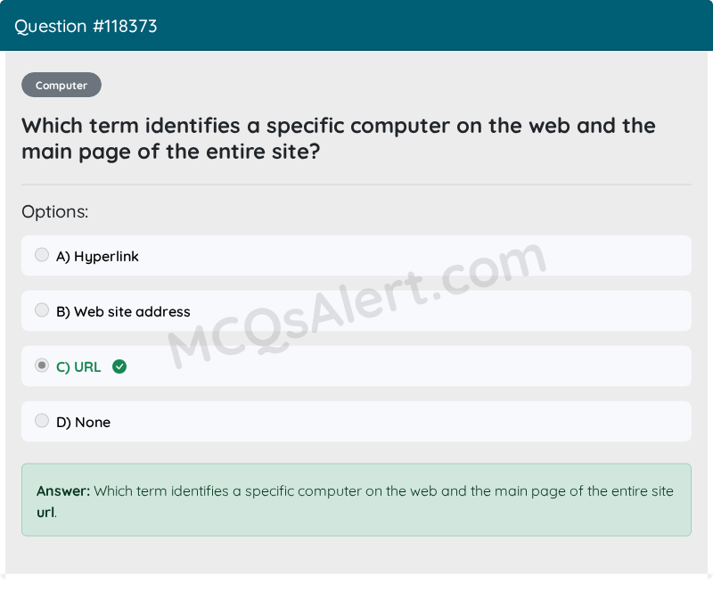 Question Screenshot
