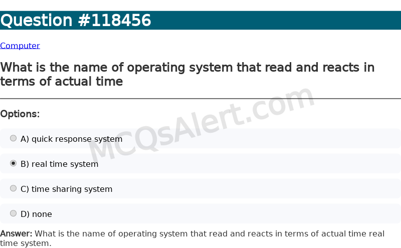 Question Screenshot