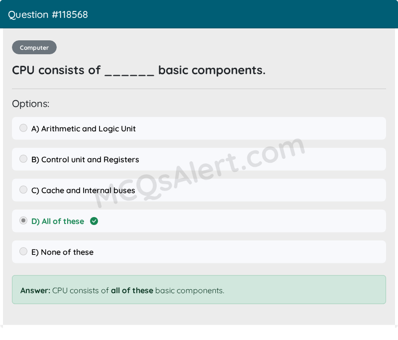 Question Screenshot