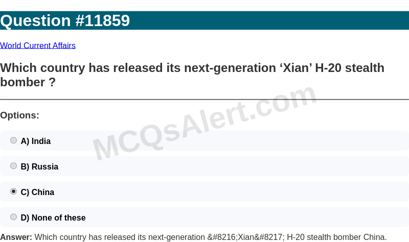 Question Screenshot