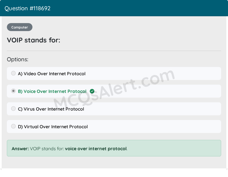 Question Screenshot