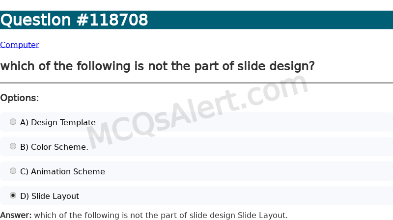 Question Screenshot