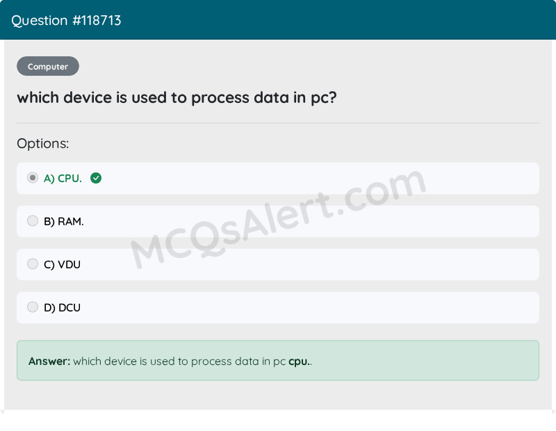 Question Screenshot