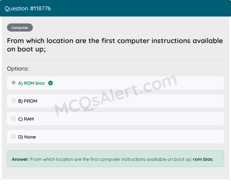 Question Screenshot