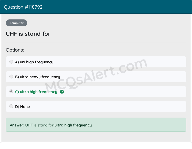 Question Screenshot