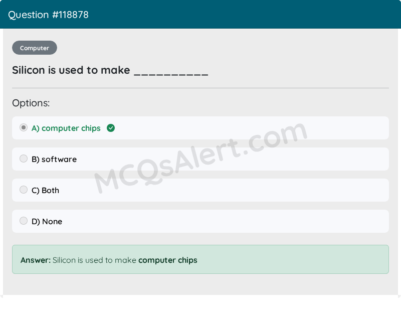 Question Screenshot