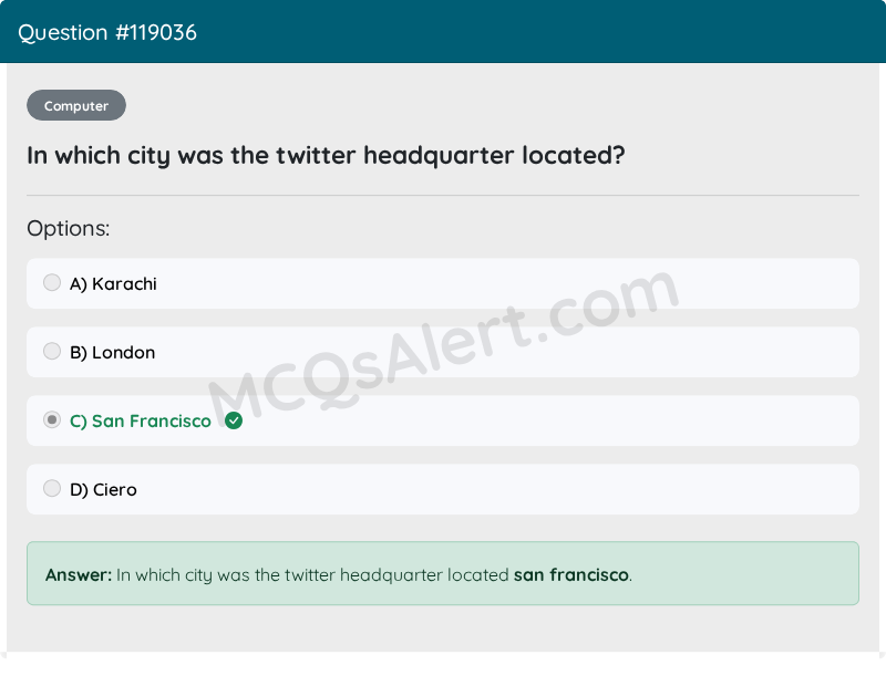 Question Screenshot