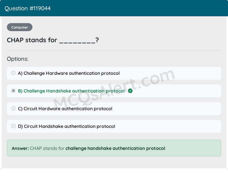 Question Screenshot