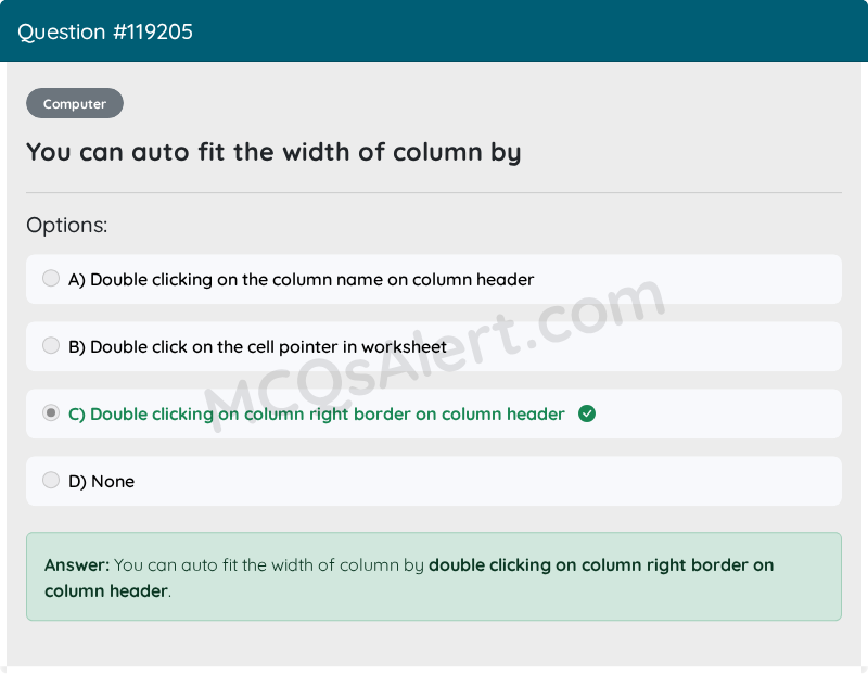 Question Screenshot