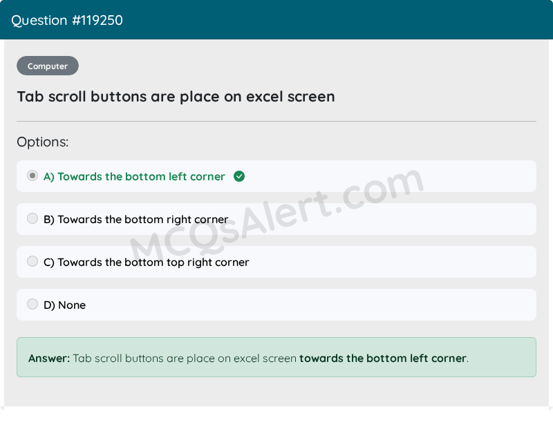 Question Screenshot