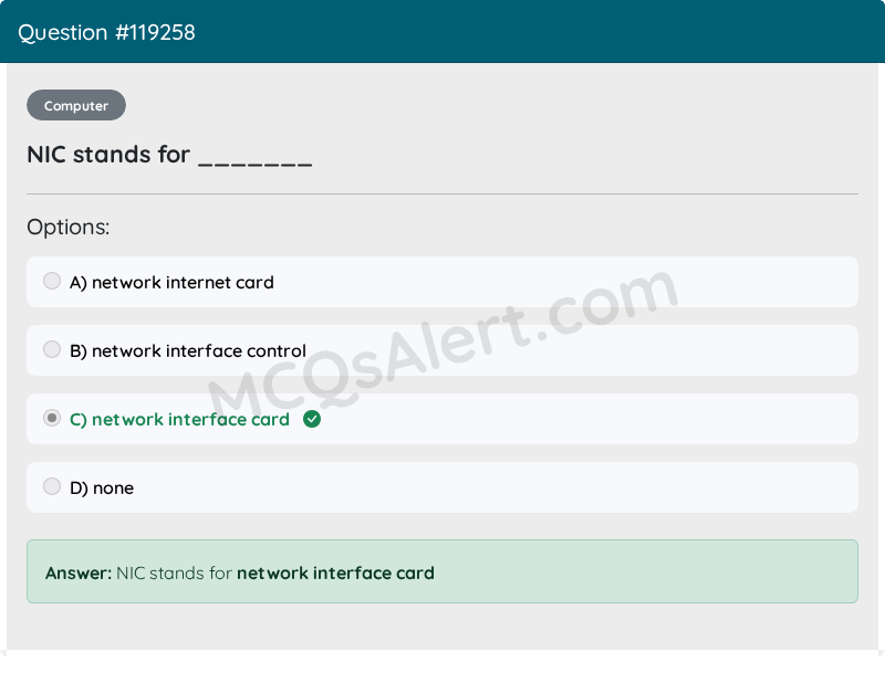 Question Screenshot