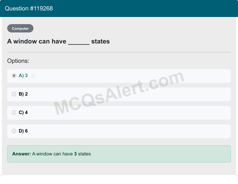 Question Screenshot