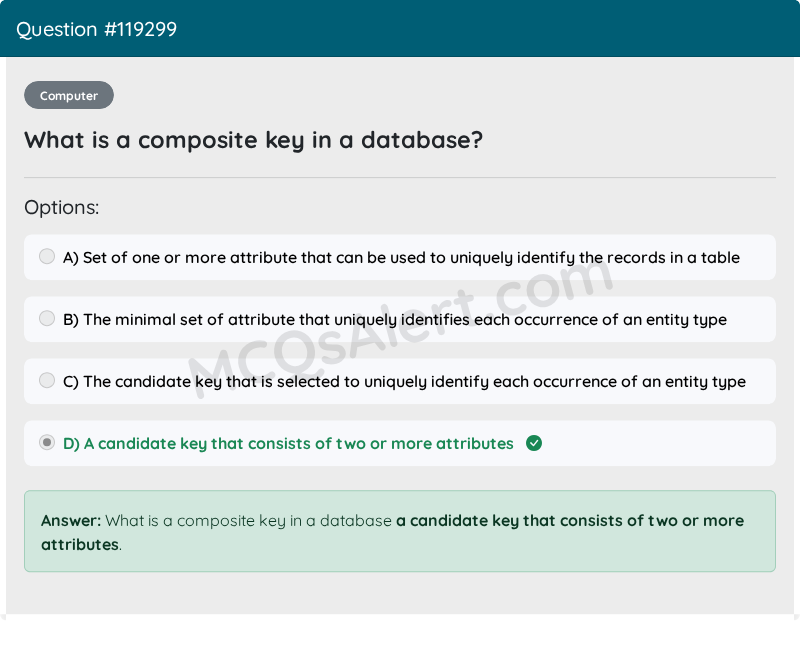 Question Screenshot