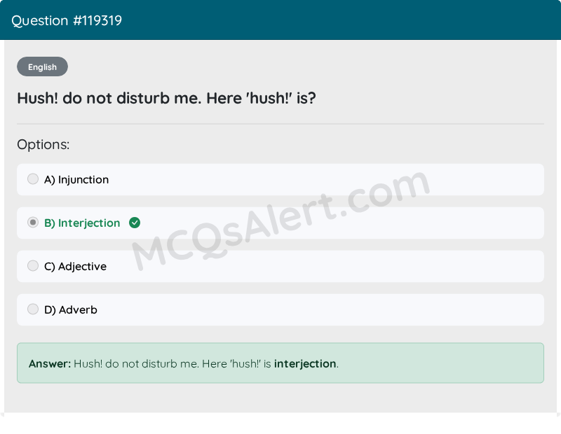 Question Screenshot