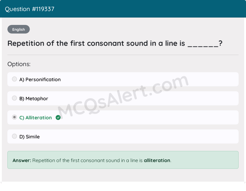 Question Screenshot