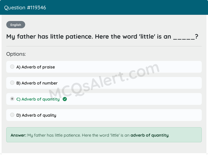 Question Screenshot