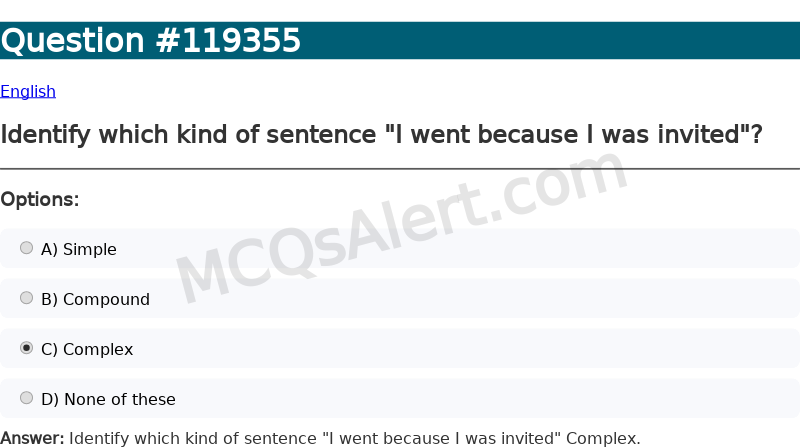 Question Screenshot