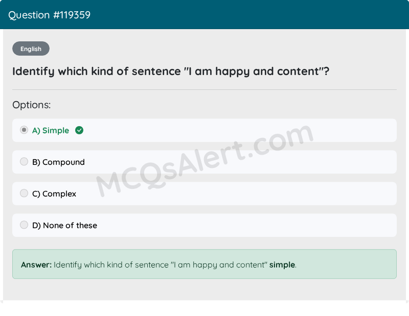 Question Screenshot