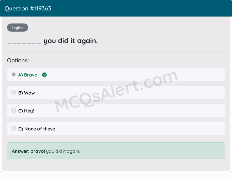 Question Screenshot