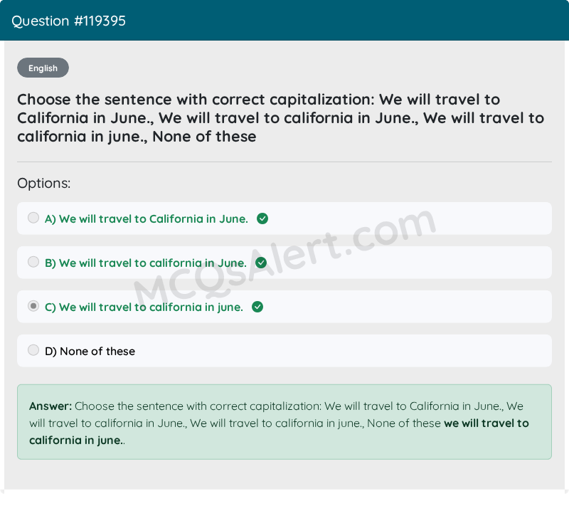 Question Screenshot