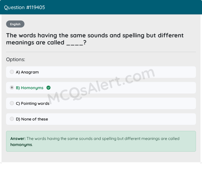 Question Screenshot