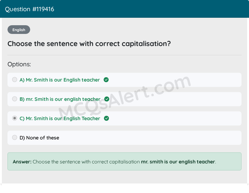 Question Screenshot
