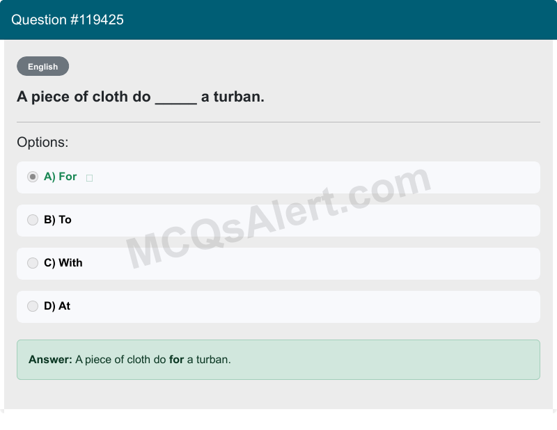 Question Screenshot