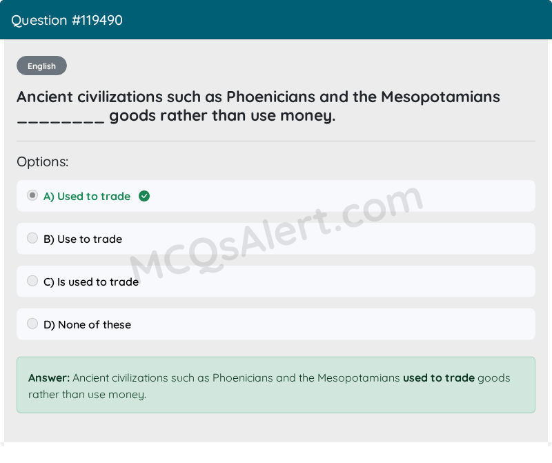 Question Screenshot