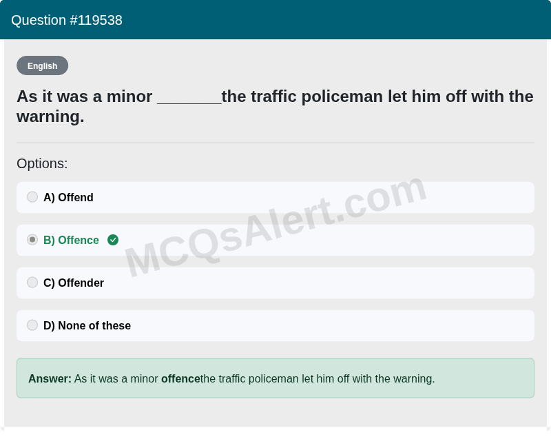 Question Screenshot
