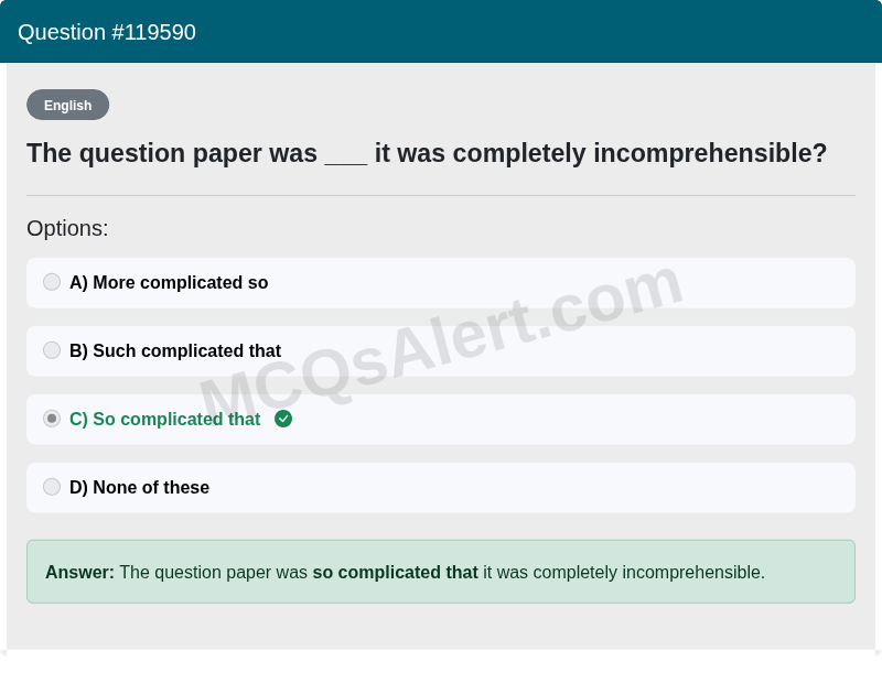Question Screenshot