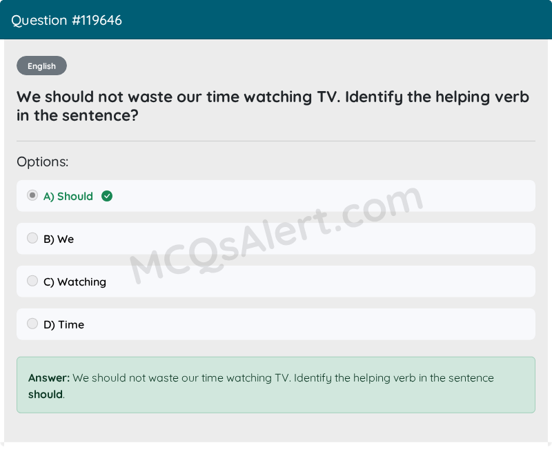 Question Screenshot