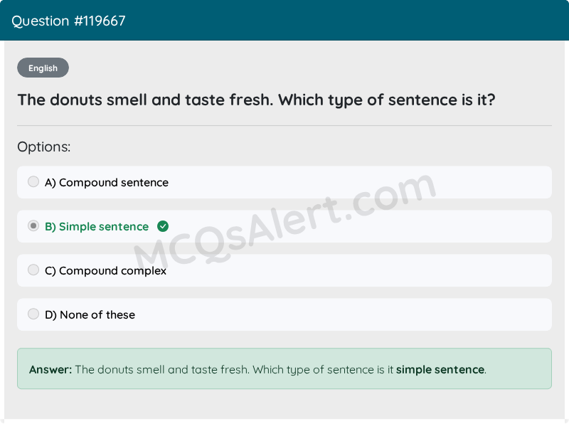Question Screenshot